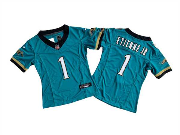 Women's Jacksonville Jaguars #1 Travis Etienne JR Teal 2024 F.U.S.E. Prowler Throwback Vapor Limited Stitched Jersey,We sell and wholesale Women's Jacksonville Jaguars #1 Travis Etienne JR Teal 2024 F.U.S.E. Prowler Throwback Vapor Limited Stitched Jersey on line form chian!